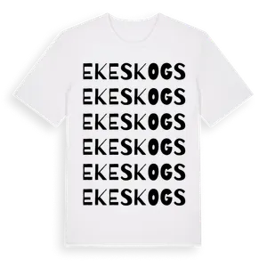 Ekeskogs ordlek t-shirt – ekologisk bomull t-shirt från Pinshirt