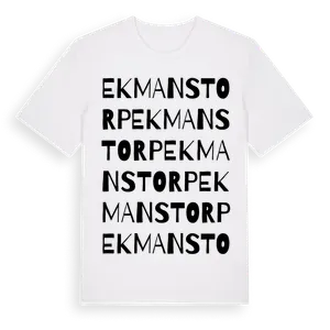 Ekmans Torp ordlek t-shirt – ekologisk bomull t-shirt från Pinshirt