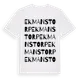 White t-shirt med Ekmans Torp ordlek t-shirt
