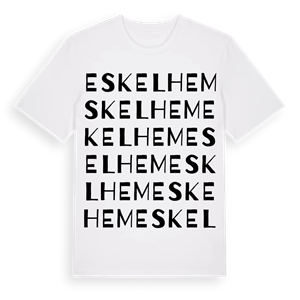 Eskelhem ordlek t-shirt – ekologisk bomull t-shirt från Pinshirt