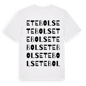 Etebols ordlek t-shirt – ekologisk bomull t-shirt från Pinshirt
