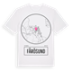 White t-shirt med Fårösund t-shirt