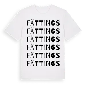 Fättings ordlek t-shirt – ekologisk bomull t-shirt från Pinshirt