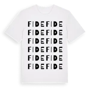 Fide ordlek t-shirt – ekologisk bomull t-shirt från Pinshirt