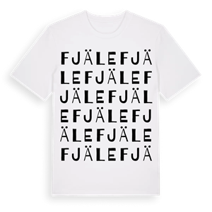 Fjäle ordlek t-shirt – ekologisk bomull t-shirt från Pinshirt
