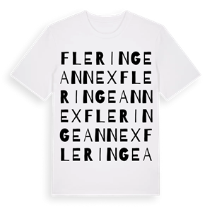 Fleringe Annex ordlek t-shirt – ekologisk bomull t-shirt från Pinshirt