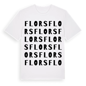 Flors ordlek t-shirt – ekologisk bomull t-shirt från Pinshirt