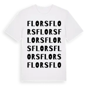 Flors ordlek t-shirt – ekologisk bomull t-shirt från Pinshirt