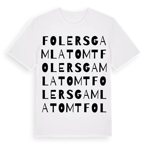 Folers gamla tomt ordlek t-shirt – ekologisk bomull t-shirt från Pinshirt
