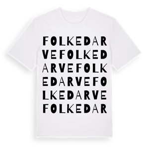 Folkedarve ordlek t-shirt – ekologisk bomull t-shirt från Pinshirt