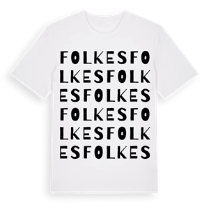 Folkes ordlek t-shirt – ekologisk bomull t-shirt från Pinshirt