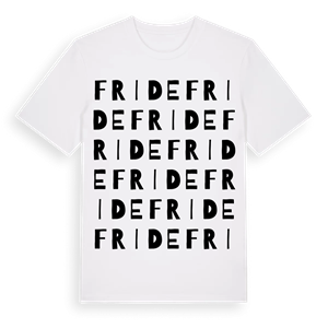 Fride ordlek t-shirt – ekologisk bomull t-shirt från Pinshirt