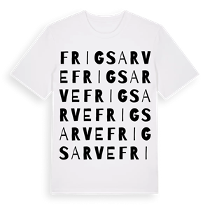 Frigsarve ordlek t-shirt – ekologisk bomull t-shirt från Pinshirt