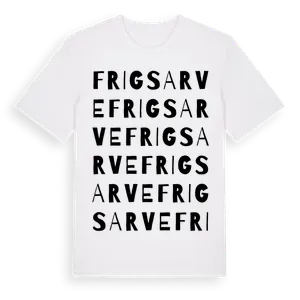 Frigsarve ordlek t-shirt – ekologisk bomull t-shirt från Pinshirt