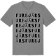Mid Heather Gray t-shirt med Furbjärs ordlek t-shirt