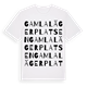 Gamla lägerplatsen ordlek t-shirt