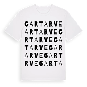 Gartarve ordlek t-shirt – ekologisk bomull t-shirt från Pinshirt