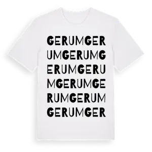 Gerum ordlek t-shirt – ekologisk bomull t-shirt från Pinshirt