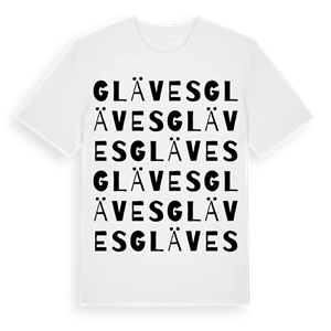 Gläves ordlek t-shirt – ekologisk bomull t-shirt från Pinshirt