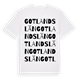Gotlands län ordlek t-shirt