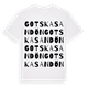 Gotska Sandön ordlek t-shirt