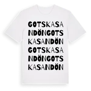 Gotska Sandön ordlek t-shirt – ekologisk bomull t-shirt från Pinshirt