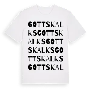 Gottskalks ordlek t-shirt – ekologisk bomull t-shirt från Pinshirt