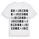 Graunen ordlek t-shirt