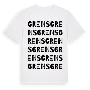Grens ordlek t-shirt – ekologisk bomull t-shirt från Pinshirt