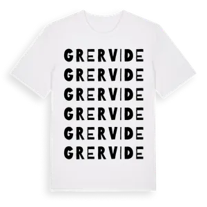 Grervide ordlek t-shirt – ekologisk bomull t-shirt från Pinshirt