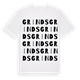 Grinds ordlek t-shirt