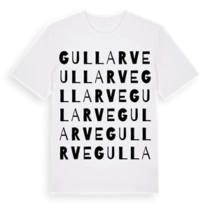 Gullarve ordlek t-shirt – ekologisk bomull t-shirt från Pinshirt