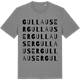 Mid Heather Gray t-shirt med Gullauser ordlek t-shirt