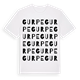 Gurpe ordlek t-shirt
