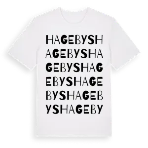 Hagebys ordlek t-shirt – ekologisk bomull t-shirt från Pinshirt