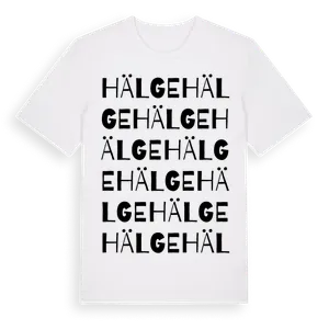 Hälge ordlek t-shirt – ekologisk bomull t-shirt från Pinshirt