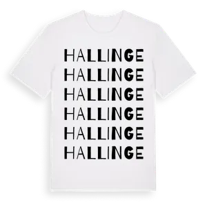 Hallinge ordlek t-shirt – ekologisk bomull t-shirt från Pinshirt