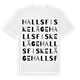 Halls Fiskeläge ordlek t-shirt
