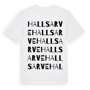 Hallsarve ordlek t-shirt – ekologisk bomull t-shirt från Pinshirt