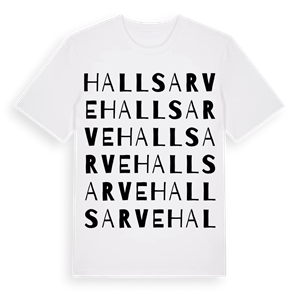 Hallsarve ordlek t-shirt – ekologisk bomull t-shirt från Pinshirt
