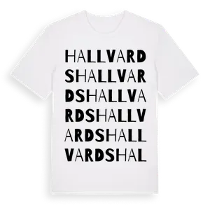 Hallvards ordlek t-shirt – ekologisk bomull t-shirt från Pinshirt