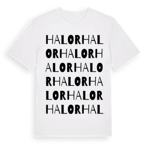 Halor ordlek t-shirt – ekologisk bomull t-shirt från Pinshirt