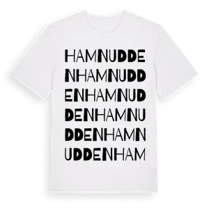 Hamnudden ordlek t-shirt – ekologisk bomull t-shirt från Pinshirt