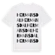 White t-shirt med Hermansdal ordlek t-shirt
