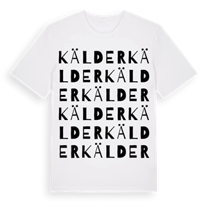 Kälder ordlek t-shirt – ekologisk bomull t-shirt från Pinshirt