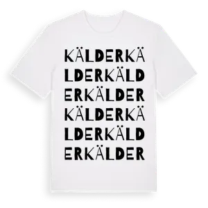 Kälder ordlek t-shirt – ekologisk bomull t-shirt från Pinshirt