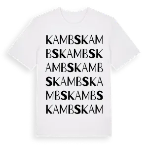 Kambs ordlek t-shirt – ekologisk bomull t-shirt från Pinshirt
