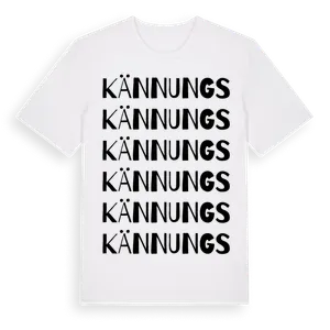 Kännungs ordlek t-shirt – ekologisk bomull t-shirt från Pinshirt