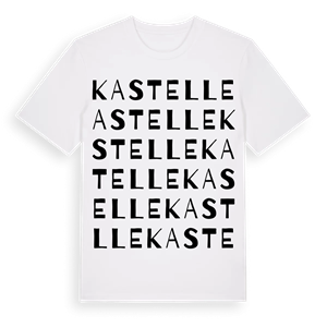 Kastelle ordlek t-shirt – ekologisk bomull t-shirt från Pinshirt