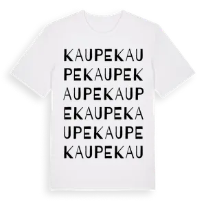 Kaupe ordlek t-shirt – ekologisk bomull t-shirt från Pinshirt